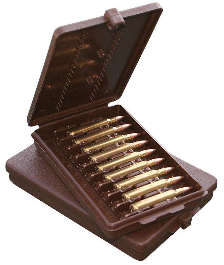 Misc. Accessories MTM Case Gard Ready Series MTM AMMO-WALLET 9 RD 223 22-250 30-30 6X47 BROWN